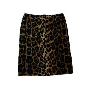 Animal Print Talbot’s Pencil Skirt - size 6P